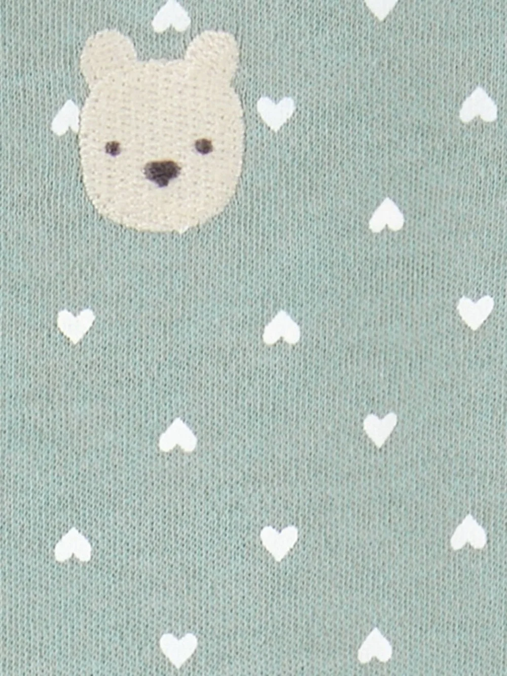Carter’s Mint Green Polka Dot 2-Way Zip Cotton Sleep & Play Pajamas | 9M